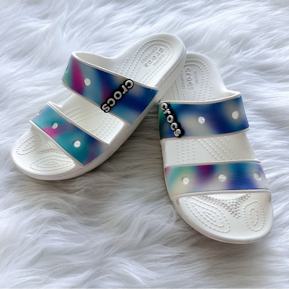 Crocs Sandals Tie Dye